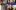 A collage of photos of students performing to a camera from home