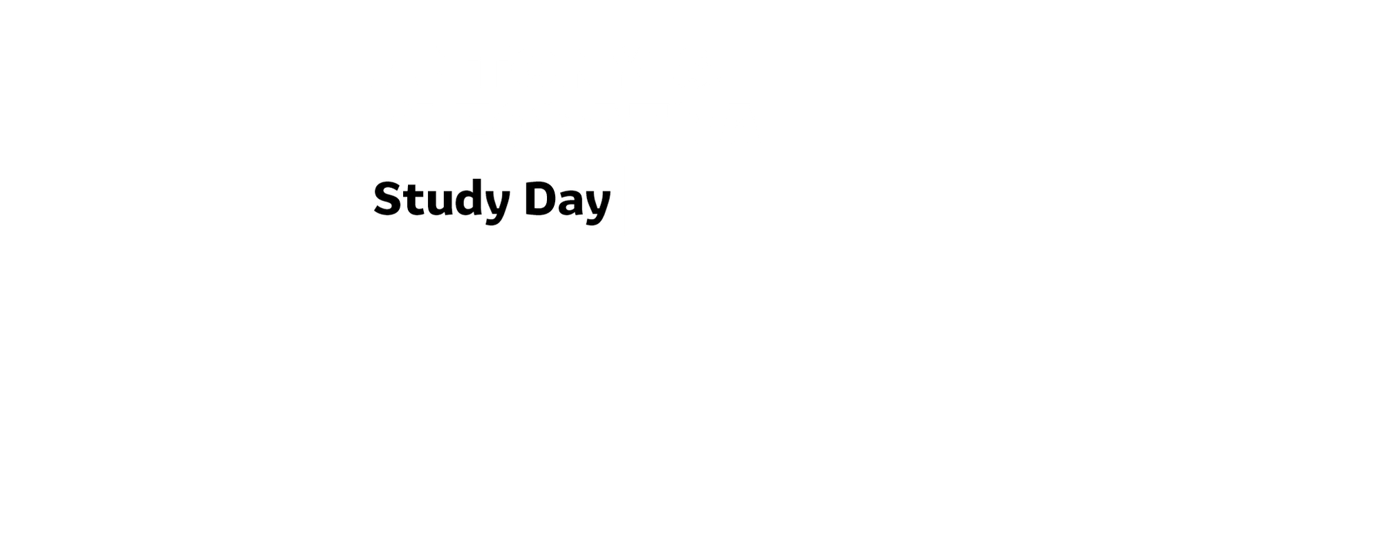 Text overlay which reads Antony & Cleopatra Study Day.
