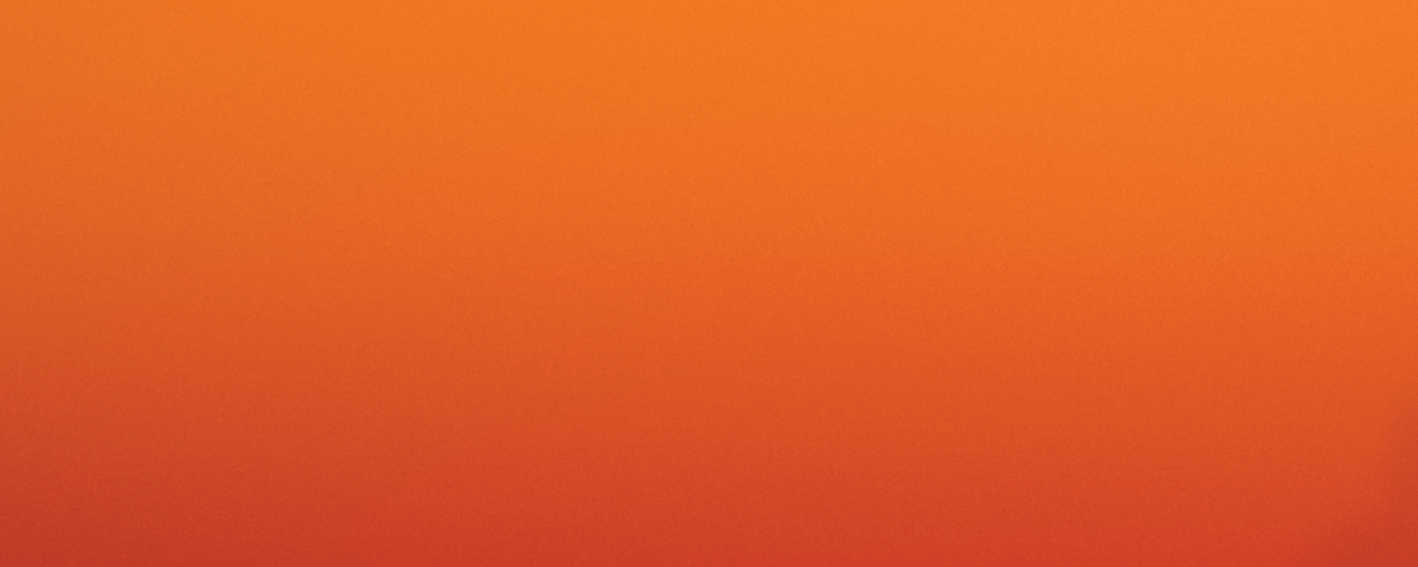 Plain orange banner