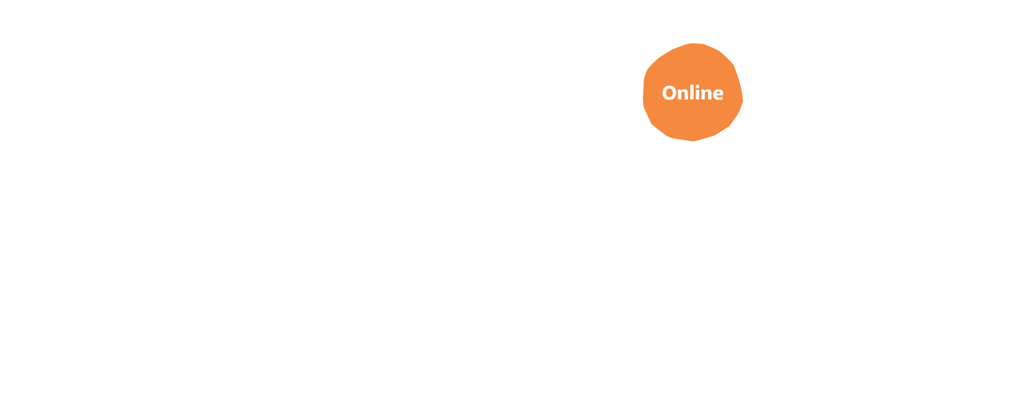 White text saying 
