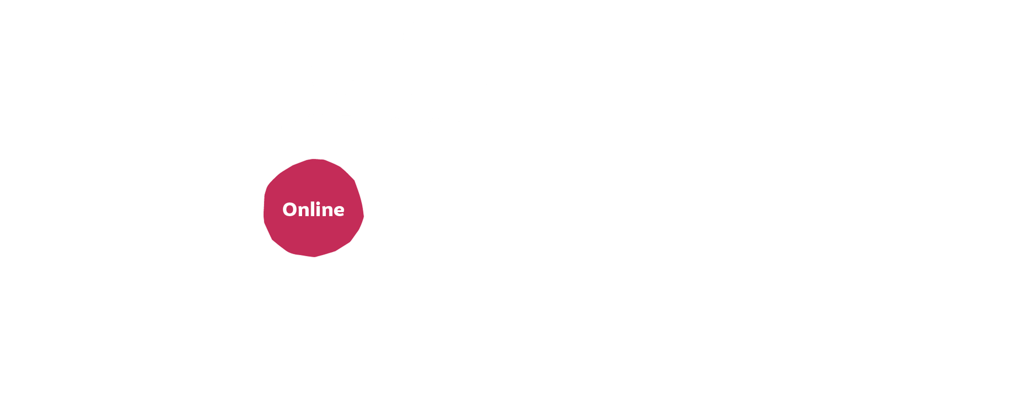 White text saying 