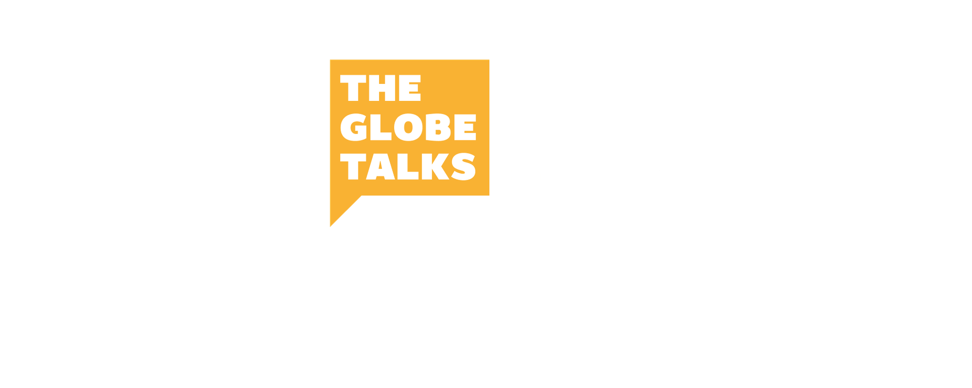 Orange speech bubble. Text in the bubble reads 