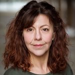 Andrea Sadler looking directly at the camera.