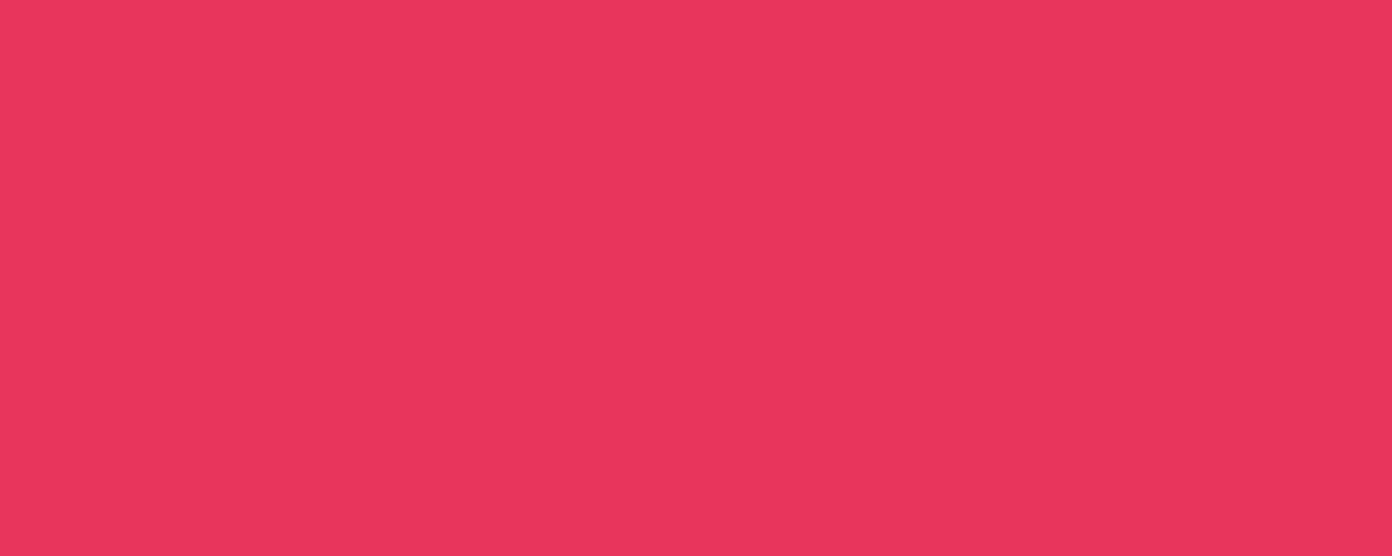A bright pink background.