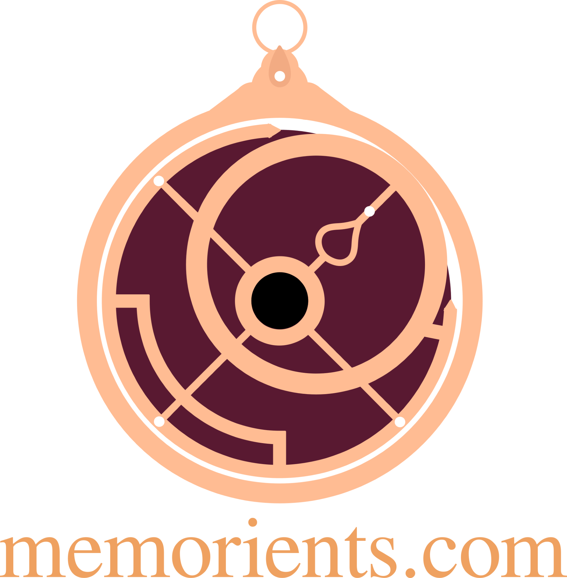 Logo of Memorients.com, a red and gold compass-style illustration.