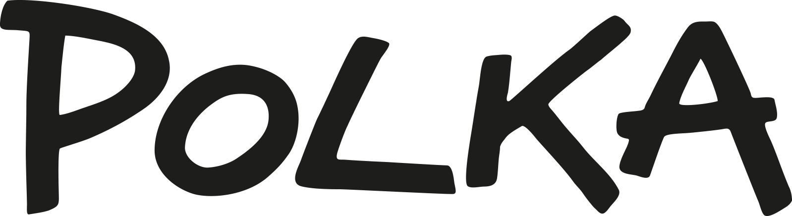 POLKA. Black logo.