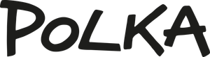 POLKA. Black logo.