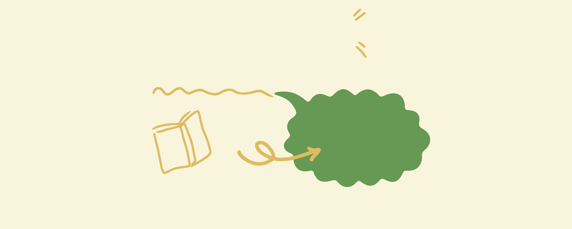 Illustration of book & speech bubble