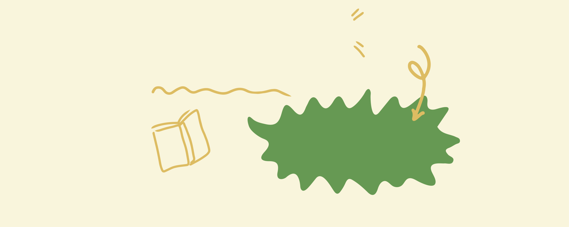 Illustration of a book and a speech bubble